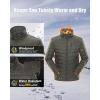 image33000ft Mens Puffer Jacket Lightweight Packable Winter JacketDeep Green