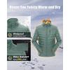 image33000ft Mens Puffer Jacket Lightweight Packable Winter JacketForest Green