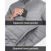 image33000ft Mens Puffer Jacket Lightweight Packable Winter JacketMid Grey