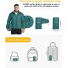 image33000ft Mens Puffer Jacket Lightweight Packable Winter JacketPine Green