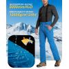 image33000ft Mens Snow Bibs Ski Pants Waterproof Insulated Snow Pants Windproof Winter Snowboard Bib OverallsLake Blue