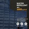 image33000ft Mens Thermolite Packable Hooded Quilted Puffer Jacket Lightweight Warm Puffy Insulated Winter CoatBlue