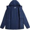 image33000ft Mens Thermolite Packable Hooded Quilted Puffer Jacket Lightweight Warm Puffy Insulated Winter CoatBlue