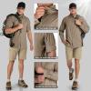 image33000ft Mens UPF 50 UV Protection Long Sleeve Hiking Shirts Breathable Quick Dry Fishing Shirts for Safari OutdoorBrown