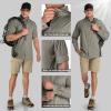 image33000ft Mens UPF 50 UV Protection Long Sleeve Hiking Shirts Breathable Quick Dry Fishing Shirts for Safari OutdoorMid Grey