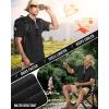 image33000ft Mens UPF 50 UV Short Sleeve Hiking Fishing Shirt Quick Dry Cooling PFG Sun Protection Shirt for Travel SafariBlack
