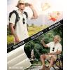 image33000ft Mens UPF 50 UV Short Sleeve Hiking Fishing Shirt Quick Dry Cooling PFG Sun Protection Shirt for Travel SafariKhaki