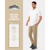 image33000ft Mens UPF 50 UV Short Sleeve Hiking Fishing Shirt Quick Dry Cooling PFG Sun Protection Shirt for Travel SafariWhite