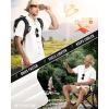 image33000ft Mens UPF 50 UV Short Sleeve Hiking Fishing Shirt Quick Dry Cooling PFG Sun Protection Shirt for Travel SafariWhite