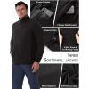 image33000ft Mens Waterproof Jacket Insulated Warm 3in1 Ski Snow Winter Coat Windproof Softshell Fleece RaincoatDark Gray