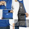 image33000ft Mens Windproof Lightweight Golf Vest Outerwear with Pockets Softshell Sleeveless Jacket for Running Hiking SportsAzure