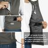 image33000ft Mens Windproof Lightweight Golf Vest Outerwear with Pockets Softshell Sleeveless Jacket for Running Hiking SportsGreenish Brown