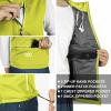 image33000ft Mens Windproof Lightweight Golf Vest Outerwear with Pockets Softshell Sleeveless Jacket for Running Hiking SportsLemon