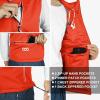 image33000ft Mens Windproof Lightweight Golf Vest Outerwear with Pockets Softshell Sleeveless Jacket for Running Hiking SportsTangerine