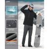 image33000ft Mens Winter Snow Ski Fleece Lined Pants Warm Waterproof Softshell Insulated for Snowboard Outdoor Work HikingCool Grey