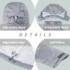image33000ft Womens 3 in 1 Hooded Waterproof Coat Winter Ski Hiking Rain Jacket Softshell Fleece Lined Raincoat WindbreakerGrey