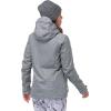 image33000ft Womens 3 in 1 Hooded Waterproof Coat Winter Ski Hiking Rain Jacket Softshell Fleece Lined Raincoat WindbreakerGrey