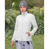 image33000ft Womens 3 in 1 Hooded Waterproof Coat Winter Ski Hiking Rain Jacket Softshell Fleece Lined Raincoat WindbreakerGrey