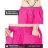 image33000ft Womens 5quot Hiking Shorts Quick Dry Lightweight Summer Shorts with Pockets for Outdoor Travel CasualRaspberry Red