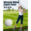 image33000ft Womens Capri Golf Pants Casual Quick Dry UPF 50 Lightweight Stretch Cargo Hiking Pants with PocketsBluenew