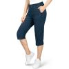 image33000ft Womens Capri Golf Pants Casual Quick Dry UPF 50 Lightweight Stretch Cargo Hiking Pants with PocketsBluenew