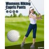 image33000ft Womens Capri Golf Pants Casual Quick Dry UPF 50 Lightweight Stretch Cargo Hiking Pants with PocketsDark Bluenew