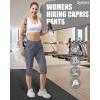 image33000ft Womens Capri Golf Pants Casual Quick Dry UPF 50 Lightweight Stretch Cargo Hiking Pants with PocketsLight Greynew