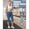 image33000ft Womens Capri Golf Pants Casual Quick Dry UPF 50 Lightweight Stretch Cargo Hiking Pants with PocketsPurplenew