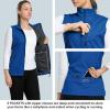 image33000ft Womens Lightweight Running Vest Outerwear with Pockets Windproof Sleeveless Jacket for Golf Hiking TravelAzure
