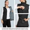 image33000ft Womens Lightweight Running Vest Outerwear with Pockets Windproof Sleeveless Jacket for Golf Hiking TravelBlack1