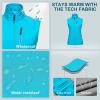 image33000ft Womens Lightweight Running Vest Outerwear with Pockets Windproof Sleeveless Jacket for Golf Hiking TravelBright Blue