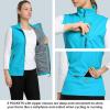 image33000ft Womens Lightweight Running Vest Outerwear with Pockets Windproof Sleeveless Jacket for Golf Hiking TravelBright Blue