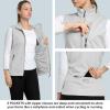 image33000ft Womens Lightweight Running Vest Outerwear with Pockets Windproof Sleeveless Jacket for Golf Hiking TravelCool Gray