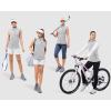 image33000ft Womens Lightweight Running Vest Outerwear with Pockets Windproof Sleeveless Jacket for Golf Hiking TravelCool Gray