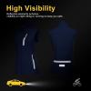 image33000ft Womens Lightweight Running Vest Outerwear with Pockets Windproof Sleeveless Jacket for Golf Hiking TravelDeep Blue