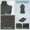 image33000ft Womens Lightweight Running Vest Outerwear with Pockets Windproof Sleeveless Jacket for Golf Hiking TravelGreenish Brown