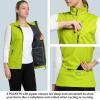 image33000ft Womens Lightweight Running Vest Outerwear with Pockets Windproof Sleeveless Jacket for Golf Hiking TravelLemon