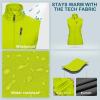 image33000ft Womens Lightweight Running Vest Outerwear with Pockets Windproof Sleeveless Jacket for Golf Hiking TravelLemon