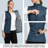 image33000ft Womens Lightweight Running Vest Outerwear with Pockets Windproof Sleeveless Jacket for Golf Hiking TravelMidnight Blue