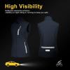 image33000ft Womens Lightweight Running Vest Outerwear with Pockets Windproof Sleeveless Jacket for Golf Hiking TravelMidnight Blue