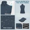 image33000ft Womens Lightweight Running Vest Outerwear with Pockets Windproof Sleeveless Jacket for Golf Hiking TravelMidnight Blue