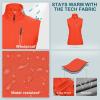 image33000ft Womens Lightweight Running Vest Outerwear with Pockets Windproof Sleeveless Jacket for Golf Hiking TravelOrange