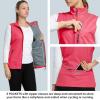 image33000ft Womens Lightweight Running Vest Outerwear with Pockets Windproof Sleeveless Jacket for Golf Hiking TravelRose