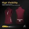 image33000ft Womens Lightweight Running Vest Outerwear with Pockets Windproof Sleeveless Jacket for Golf Hiking TravelRose