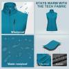 image33000ft Womens Lightweight Running Vest Outerwear with Pockets Windproof Sleeveless Jacket for Golf Hiking TravelTeal Blue