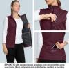 image33000ft Womens Lightweight Running Vest Outerwear with Pockets Windproof Sleeveless Jacket for Golf Hiking TravelWine