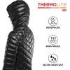 image33000ft Womens Long Puffer Jacket with Hood Lightweight Warm Puffy Quilted Winter CoatsBlack Shiny
