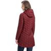 image33000ft Womens Long Puffer Jacket with Hood Lightweight Warm Puffy Quilted Winter CoatsBurgundy
