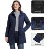 image33000ft Womens Long Puffer Jacket with Hood Lightweight Warm Puffy Quilted Winter CoatsDeep Blue
