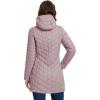 image33000ft Womens Long Puffer Jacket with Hood Lightweight Warm Puffy Quilted Winter CoatsPink